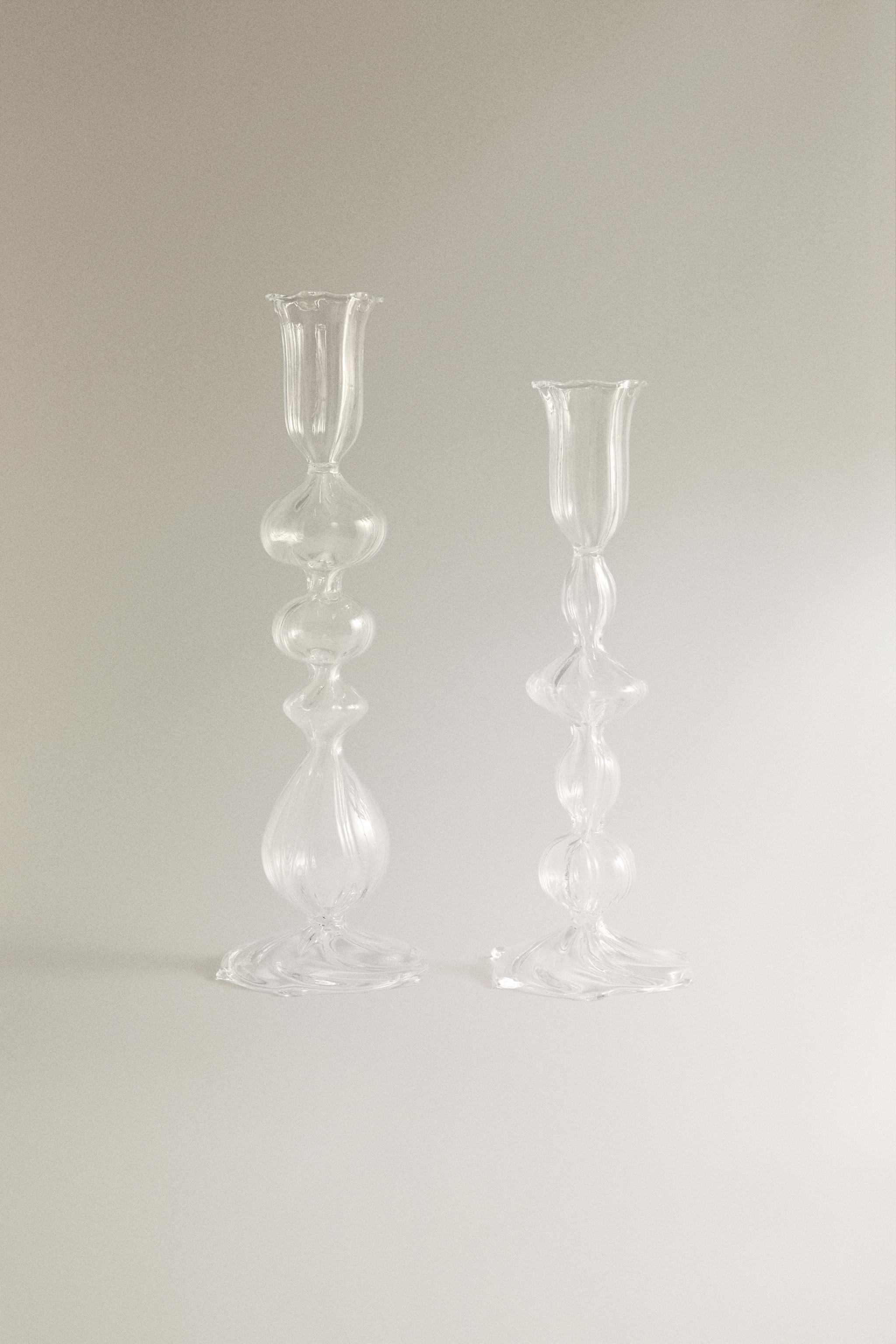 CHANDELIER VERRE TRANSPARENT